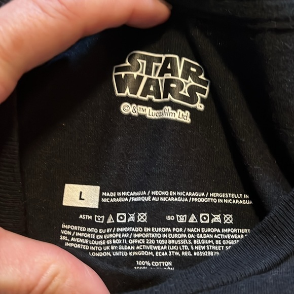 Star Wars Large men’s tshirt.  GUC. - Picture 2 of 2